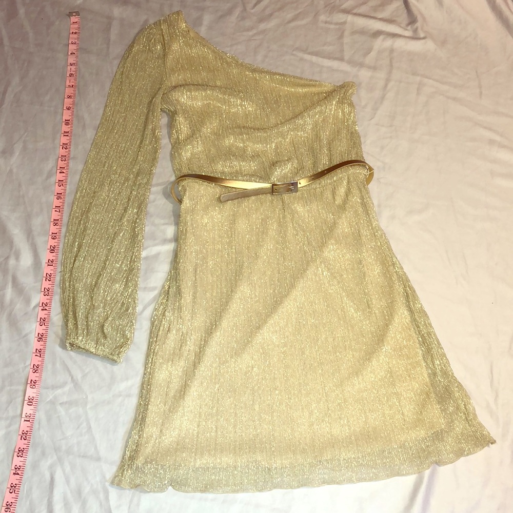 Gold dress